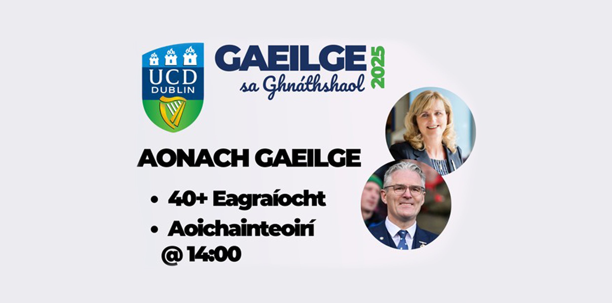 Aonach Gaeilge UCD | Gaeilge sa Ghnáthshaol